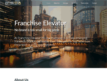 Tablet Screenshot of franchiseelevator.com